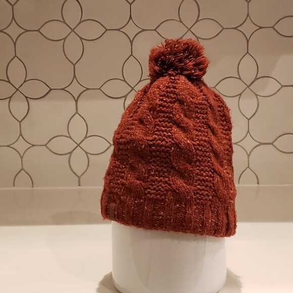 TCM  Burnt Orange Beanie with Soft Fleece Lining - Picture 5 of 8